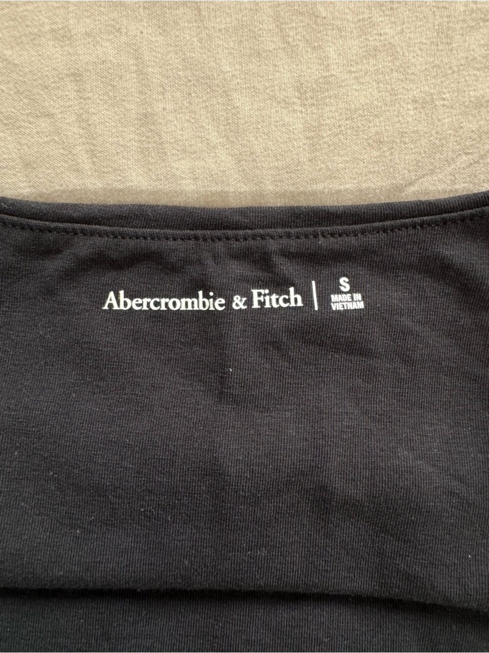 Black Ruched Top - Picture 3 of 5